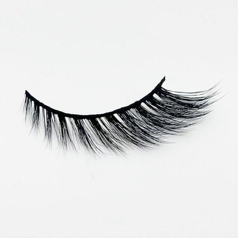 LODEVA 3D CAT EYE LASHES-FOX EYE LASHES-FAUX MINK LASH-FULL GLAM LOOK-FAKE LASHES-WATERPROOF-REUSABLE UP TO 30 WEARS 1Pair (GLAMOR)