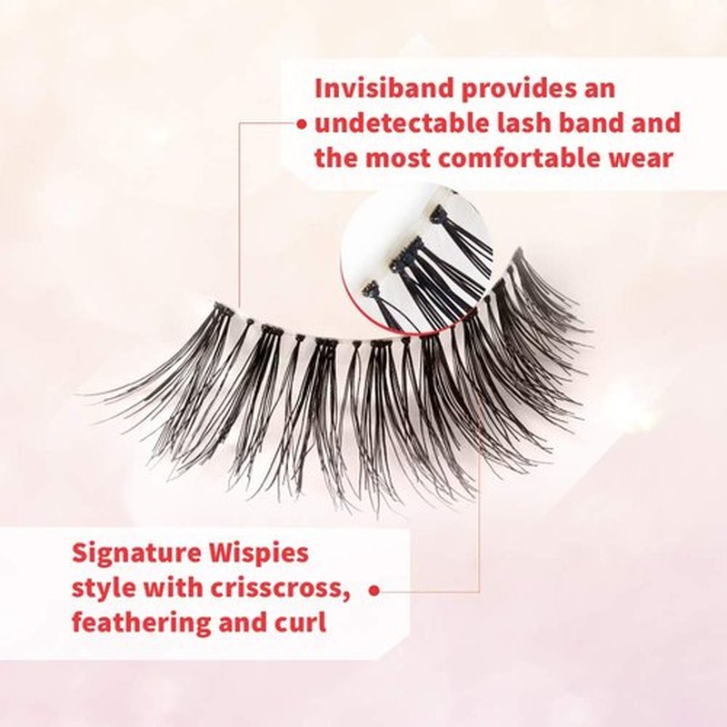 Ardell Wispies 113 Black, 6 Pairs x 2 Pack
