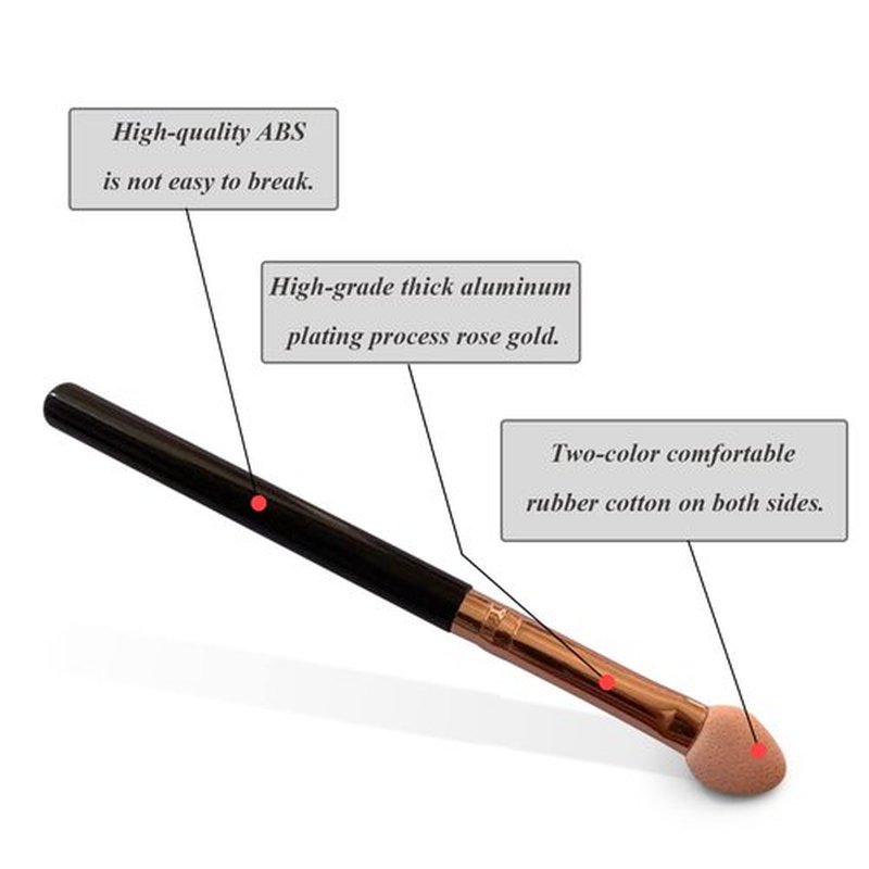Makeup Brushes Set for Women Professional,UorPoto 10Pcs Sponge Eyeshadow Brush Sets Applicator Double Sided reusable