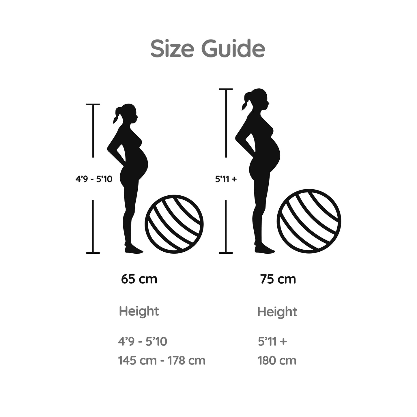 BABYGO Birthing Ball - Pregnancy Yoga Labor & Exercise Ball & Book Set Trimester Targeting, Maternity Physio, Birth & Recovery Plan Included Anti Burst Eco Friendly (Mocha, 65cm)