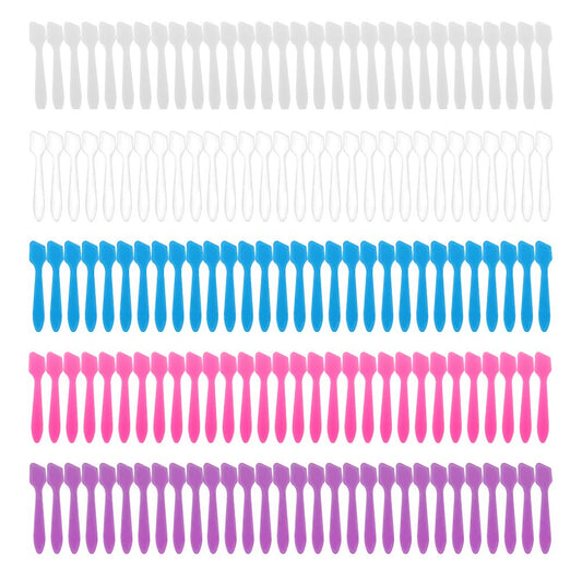 300 Pack MINI Makeup Spatulas, Reusable Cream Tip Spatulas Frosted Cosmetic Spatulas Scoops by Accmor