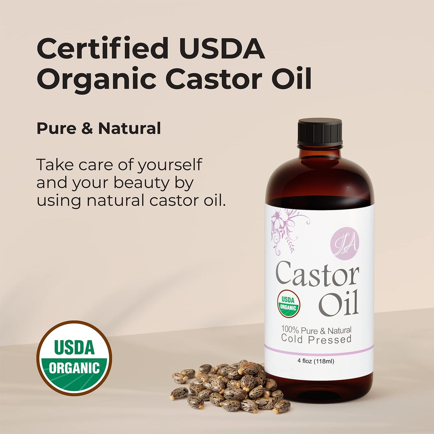 Healing Solutions Fractionated Coconut Oil (16oz Bulk) – Carrier for Essential Oils, Skin, & Hair
