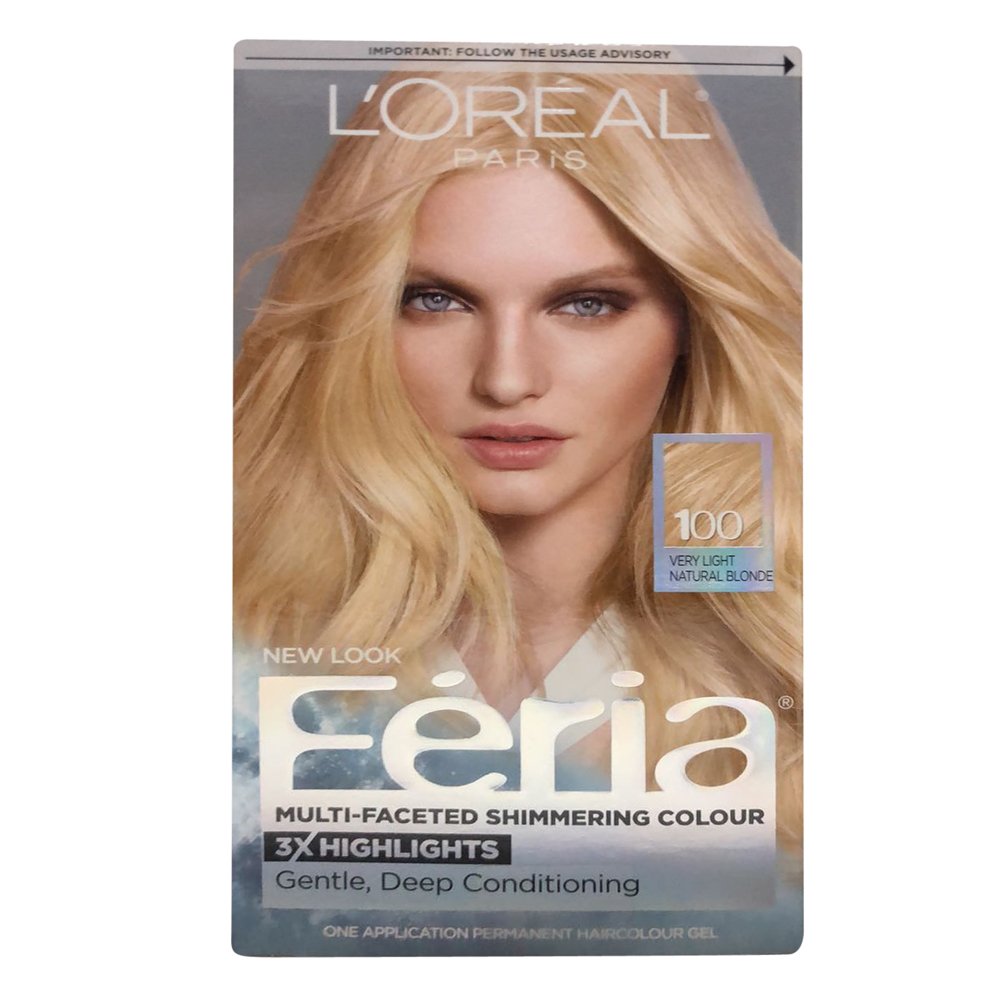 Feria Multi-Faceted Shimmering Permanent Hair Color Kit - C100 Star Lights Extreme