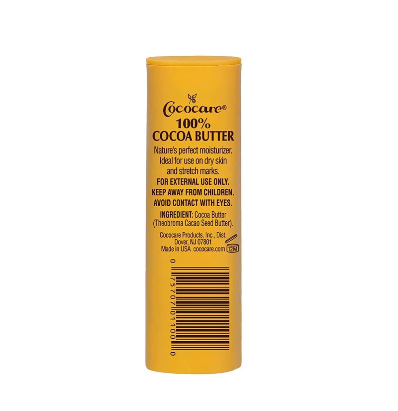 Cocoa Butter Stick - All-Natural Emollient for Ultimate Skin Hydration | 2-Pack Yellow Sticks