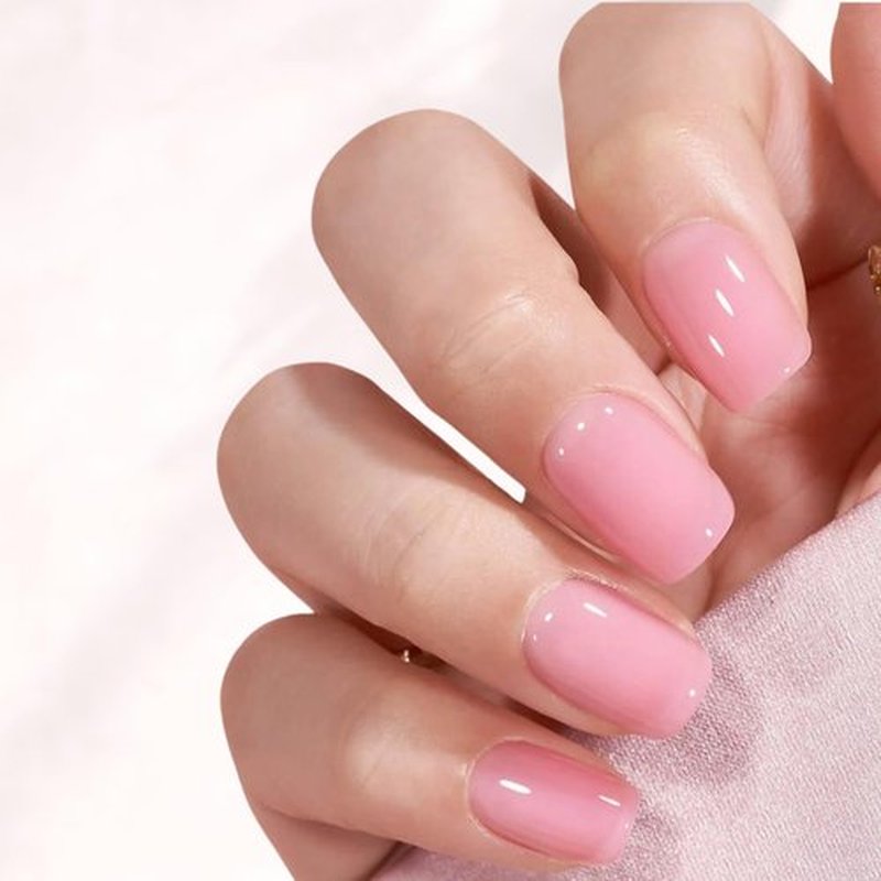 Perfect Petal - Lopotichat Press On Nails | Baby Pink Press on Nails | Reusable Fake Nails with Glue for Perfect Spring Nails | Achieve Effortless Style Like Acrylic Nails | 30pcs 15sizes Gel Nail Kit