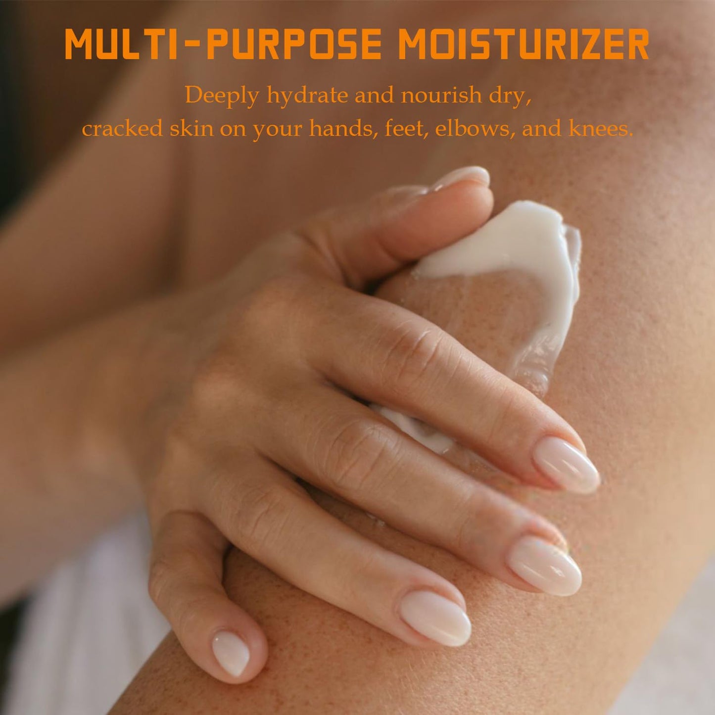 YOUNGYOUNGLOVE Fragrance Free 60% Urea Cream plus 2% Salicylic Acid, for Dry Cracked Hands Knees Feet Heels, Repair Unscented Foot Cream for Dead Skin, Lotion for Moisturizing and Softening 6.76 OZ