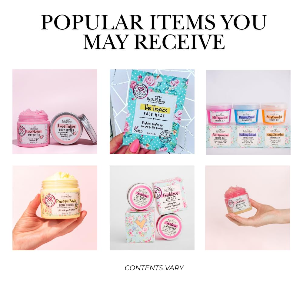 Bella & Bear Mini Mystery Box – Surprise Beauty & Bath Gift Set for Women – $60+ Value, Cruelty-Free & Vegan, Perfect Self-Care or Gift Idea (Mini Mystery Box) (Mini Mystery Box)