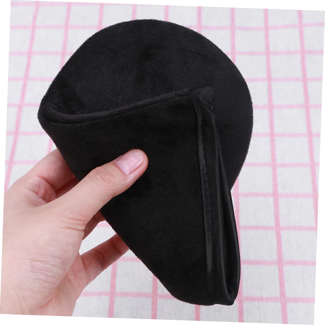 Ipetboom 2pcs Self Tanning Mitt Flocking Gloves for Even Application Sun Tanning Thumb Applicators for Oil Use and Makeup Compact Portable Design