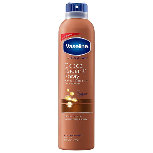 Vaseline Body Spray Lotion Moisturizer For Dry Skin, 6.4 oz, 6-Pack