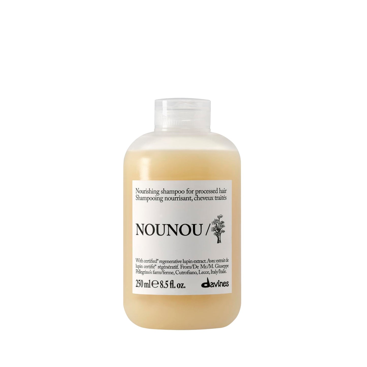 Davines NOUNOU/Shampoo Nourish & Strength For Processed Hair, 8.5 Fl Oz