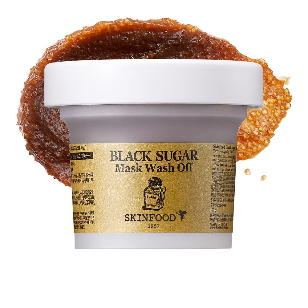 Skinfood Black Sugar Mask Wash Off Exfoliator, 7.05 Ounce