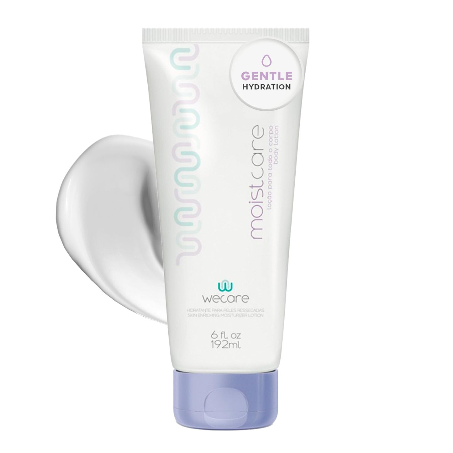 WeCare Moistcare Body and Face Lotion Chemo Support - Intense Hydration - Prevents Skin Rash and Dryness - Dermatological Care for Oncology Patients - Radiation Relief and Comfort - 6.49 fl oz