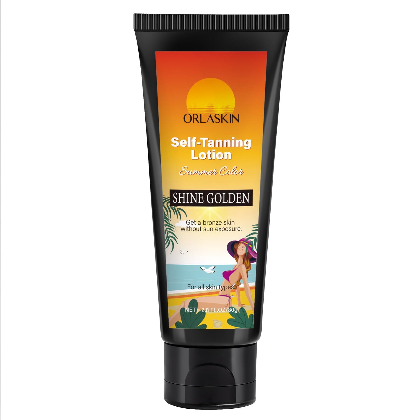 Tanning Spray - Natural & Organic Ingredients, Self Tanner Spray, Body Skin Bronzer for Body, Deep Bronze Suitable for Swimming, Beach Climbing in Summer (Self-tanning lotion)