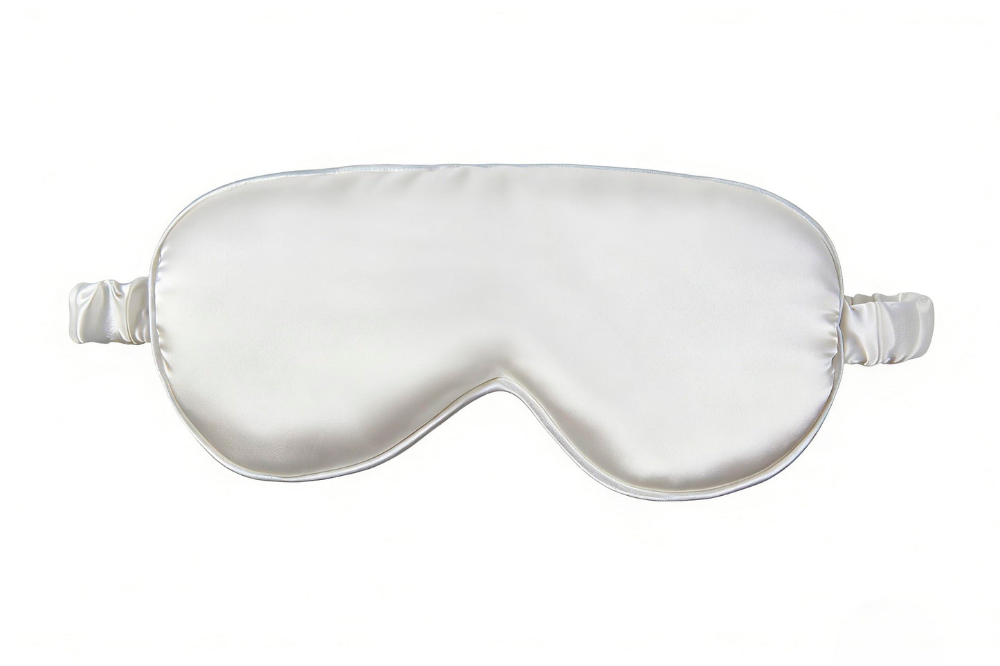 Glampton Slumber Satin Beauty Sleep Set, White, 3-Piece Set with Pillowcase, Eye Mask, and Scrunchie