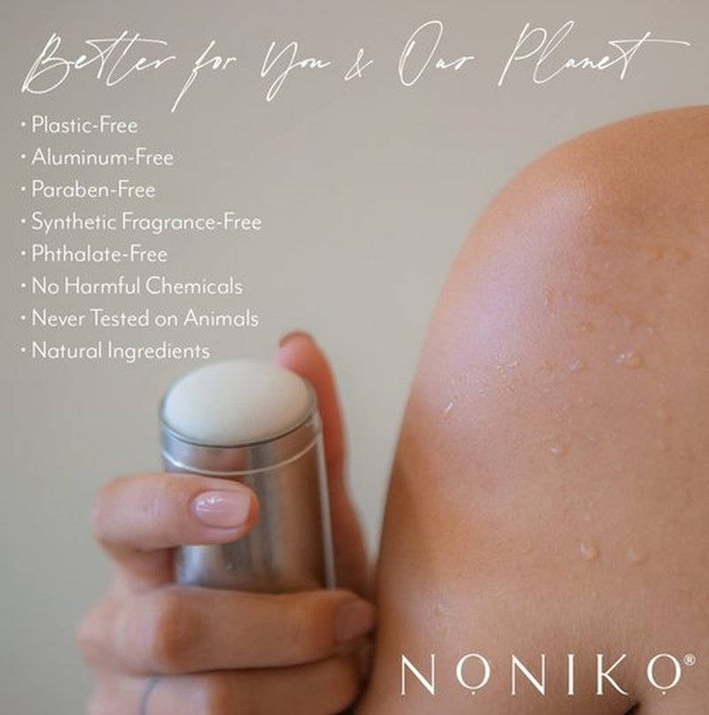 NONIKO - Natural Deodorant - UNWIND REFILL - Stainless Steel Refill - Aluminum Free, Paraben Free, Plastic Free - For Men & Women – Lavender and Mint