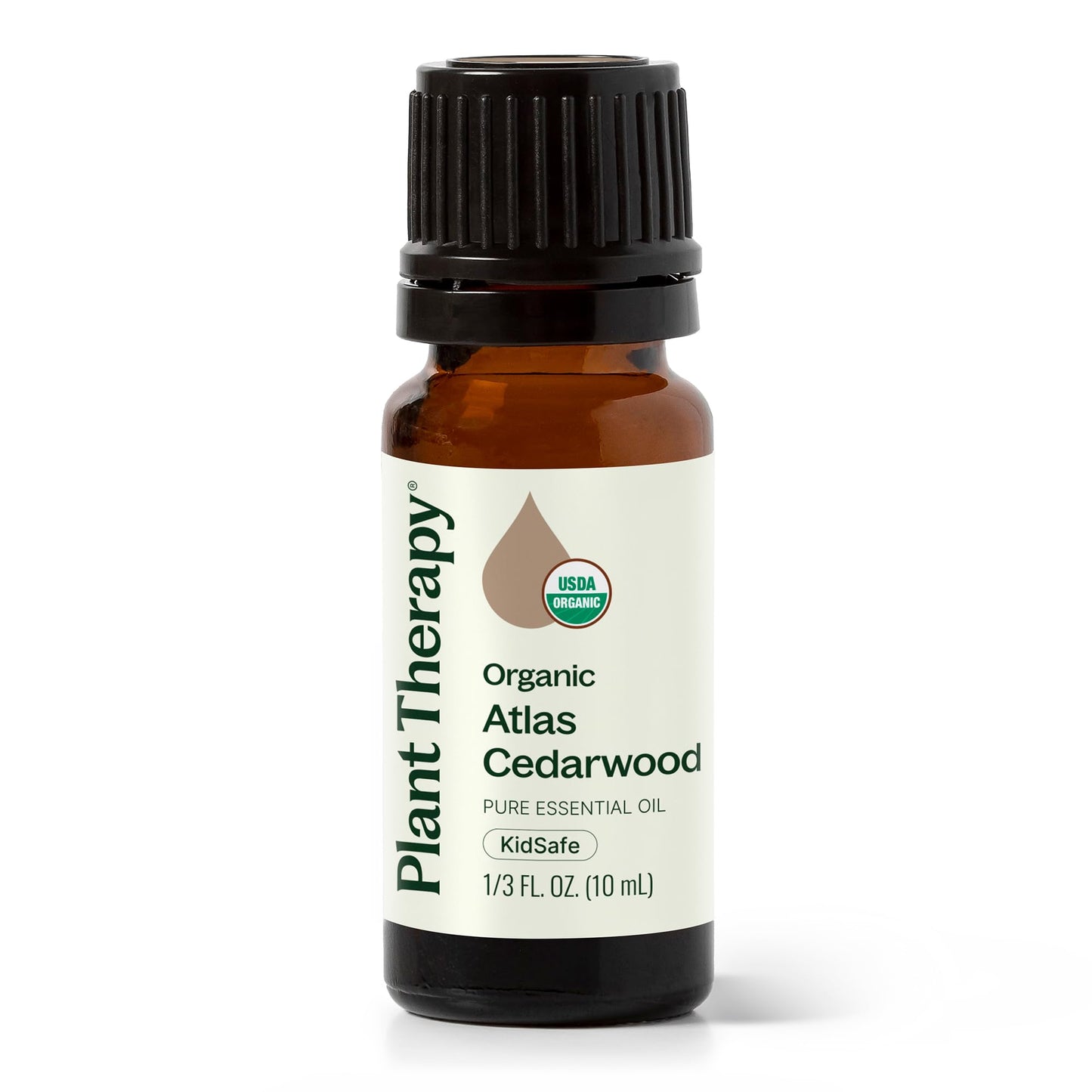 Plant Therapy Atlas Cedarwood Essential Oil 10 mL USDA Certified Organic
