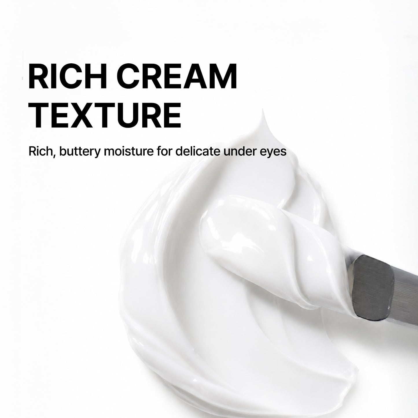 LICORNE Vegan Rice Eye Cream for Dark Circles and Puffiness - Thick Butter Texture Under Eye Care with AHA & PHA, Fragrance Free Hydration for Sensitive Skin, Large 1.01 Fl Oz (30ml)