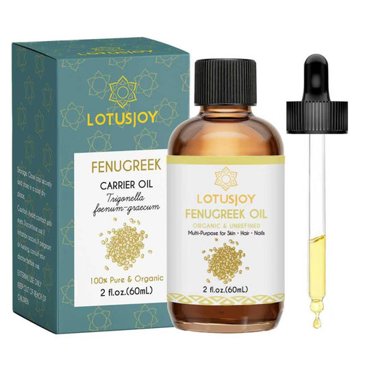 Organic Fenugreek Oil - Unrefined Multi-Purpose Oil for Skin, Hair & Nails | 2 fl oz (60 mL)