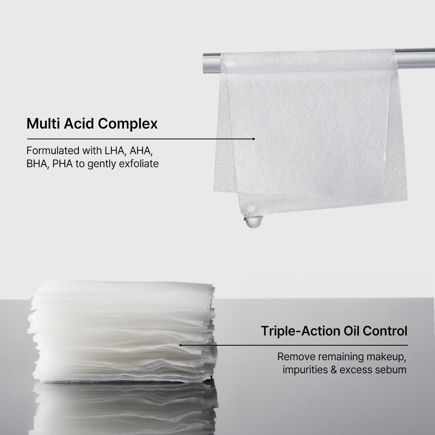 OxygenCeuticals i Fill Toner Pad – AHA, BHA & Witch Hazel Extract Exfoliating Toner Pad for Oily & Combination Skin - Sebum Control, No Parabens or Sulfates