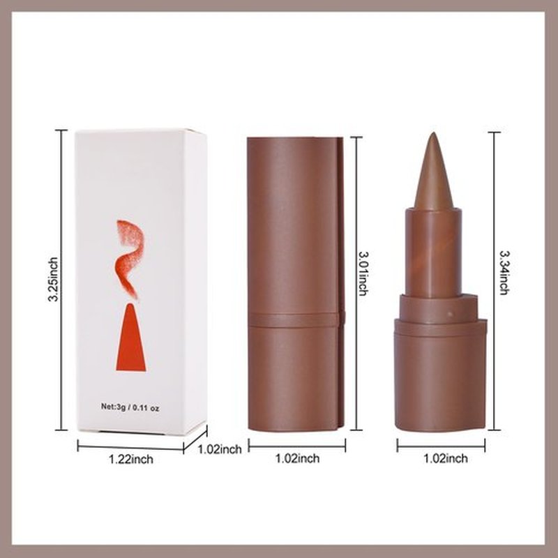 Erinde 2-in-1 Gradient Lip Liner and Lipstick Lip Combo Set, Matte Nude Dark Brown Red Lip Liner Creamy Lip Pencil Crayon, High Pigmented Long lasting Lipstick Makeup, 08# Dark