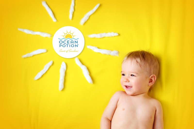 Ocean Potion Baby Sunscreen Lotion SPF 50 - Gentle Non-Greasy Formula with Aloe & Vitamin E | Travel Size 3.4 oz
