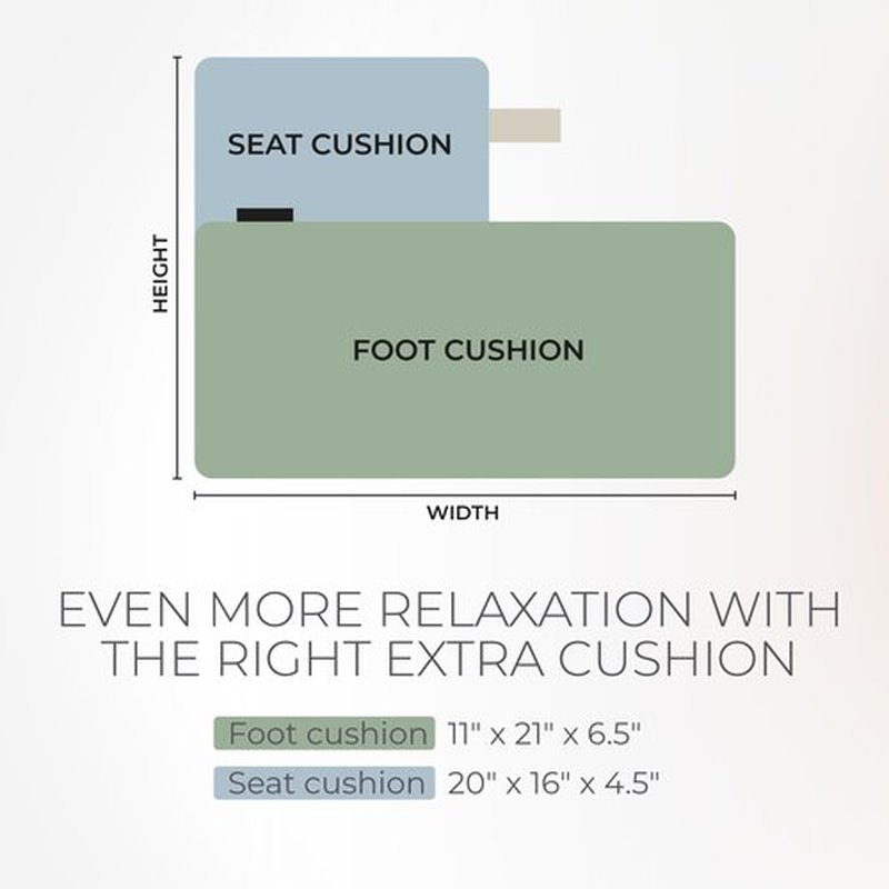 BADESOFA® Luxury Bath Tub Pillow for Feet | Premium-Quality Materials | Comfortable & Quick-Drying | Washable Bath Cushion in Ivory Pearl | Home Spa Accessories | Universal Fit for Any Bathtub