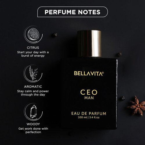 BellaVita Luxury CEO Man & G.O.A.T. Eau De Parfum Combo for Men | Long-Lasting Fragrances with Citrus, Lavender, Patchouli & Agarwood | Vegan & Cruelty-Free | Gift Set for Men