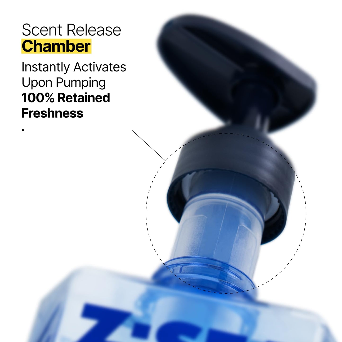 Z:SEA Men's Body Wash with Scent Release Chamber, Long Lasting Cologne Scent, Deep Cleansing, Oil Control & Acne Care - 11.84 fl oz