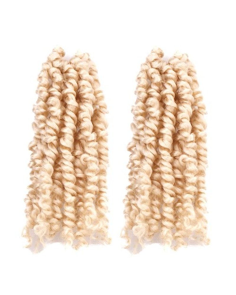 Miss Sula Passion Twist Hair-Pre-twisted Passion Twists,Pre-Looped Crochet Braids Made Of Bohemian Hair Synthetic Braiding Hair Extensions (6 Inch(Pack of 2), 613#)