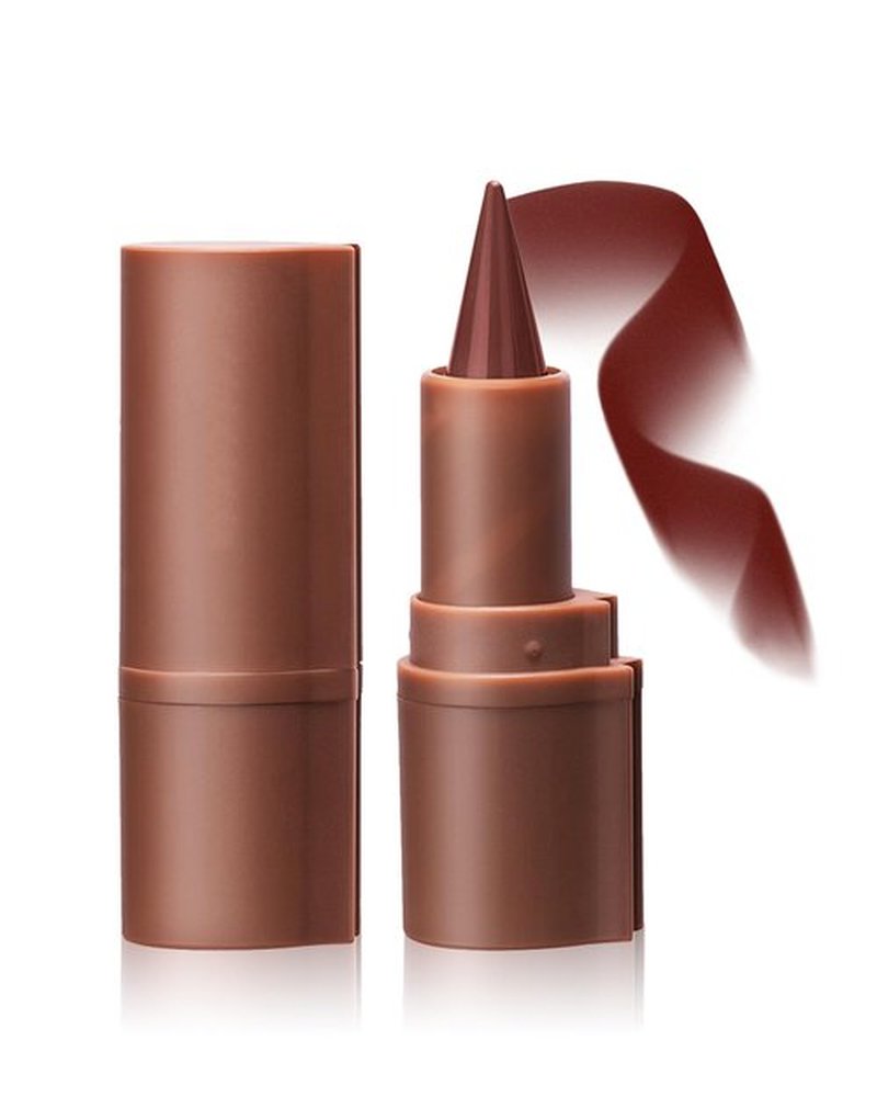 2 in 1 Lip Liner Lipstick, Caramel Brown Lip Liner Lip Gloss, Velvet Matte Sharpened Head Lip Tint Stain,Long Lasting Waterproof,Highly Pigmented Non-sticky Tinted Lip Balm,Lip Makeup for Women-03