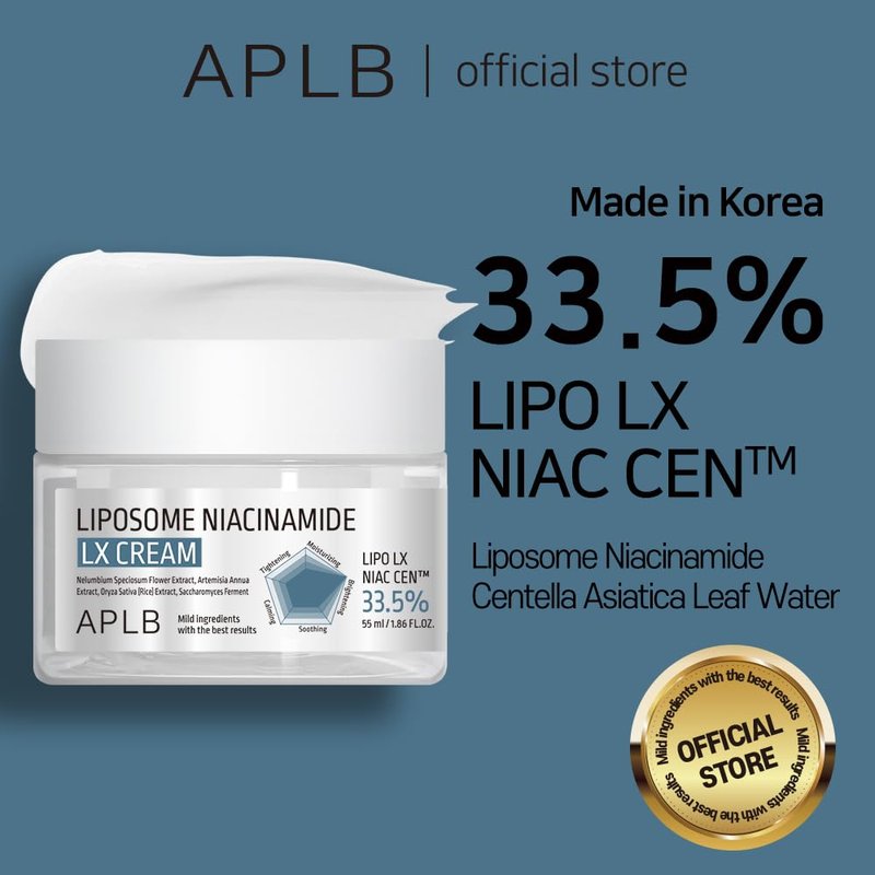 Niacinamide LX Cream - Hydrating Liposome Formula for Skin Revitalization | 1.86 Fl. Oz | Korean Skincare