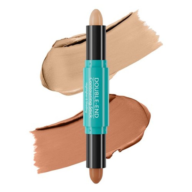 Vawolecy Dual-Ended Contour Stick, Face Shaping & Contouring Stick, Highlighter Makeup Pen for All Skin Tones