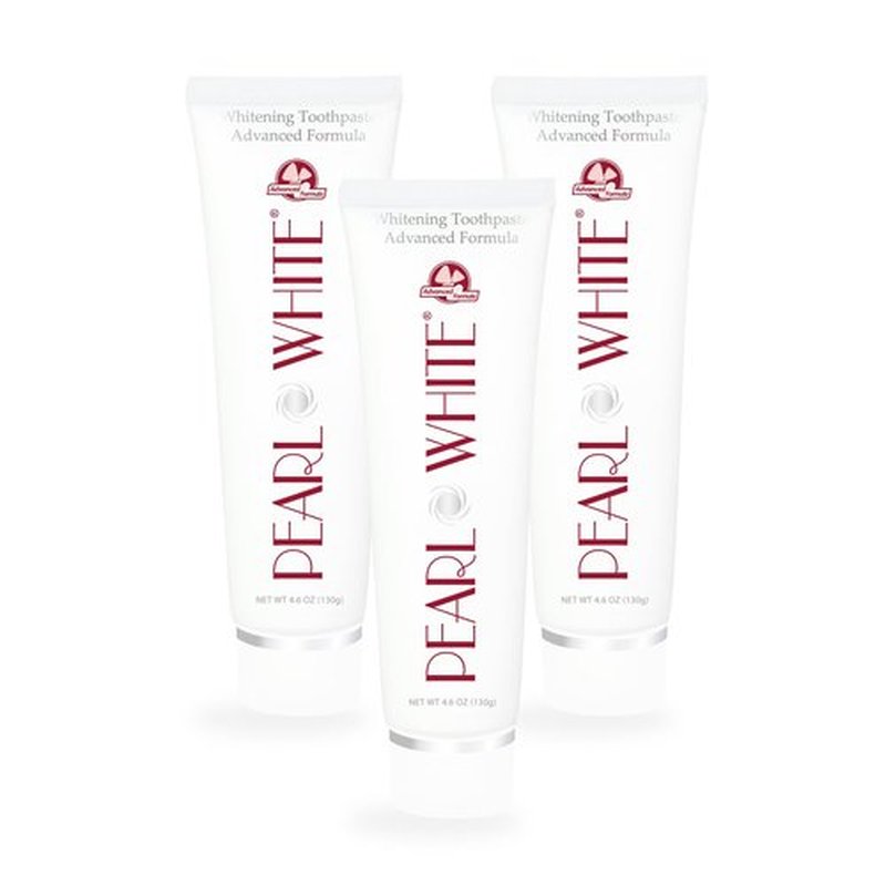 BEYOND Pearl White Whitening Toothpaste (Advanced, 3 Pack of 4.6 oz / 130 g)