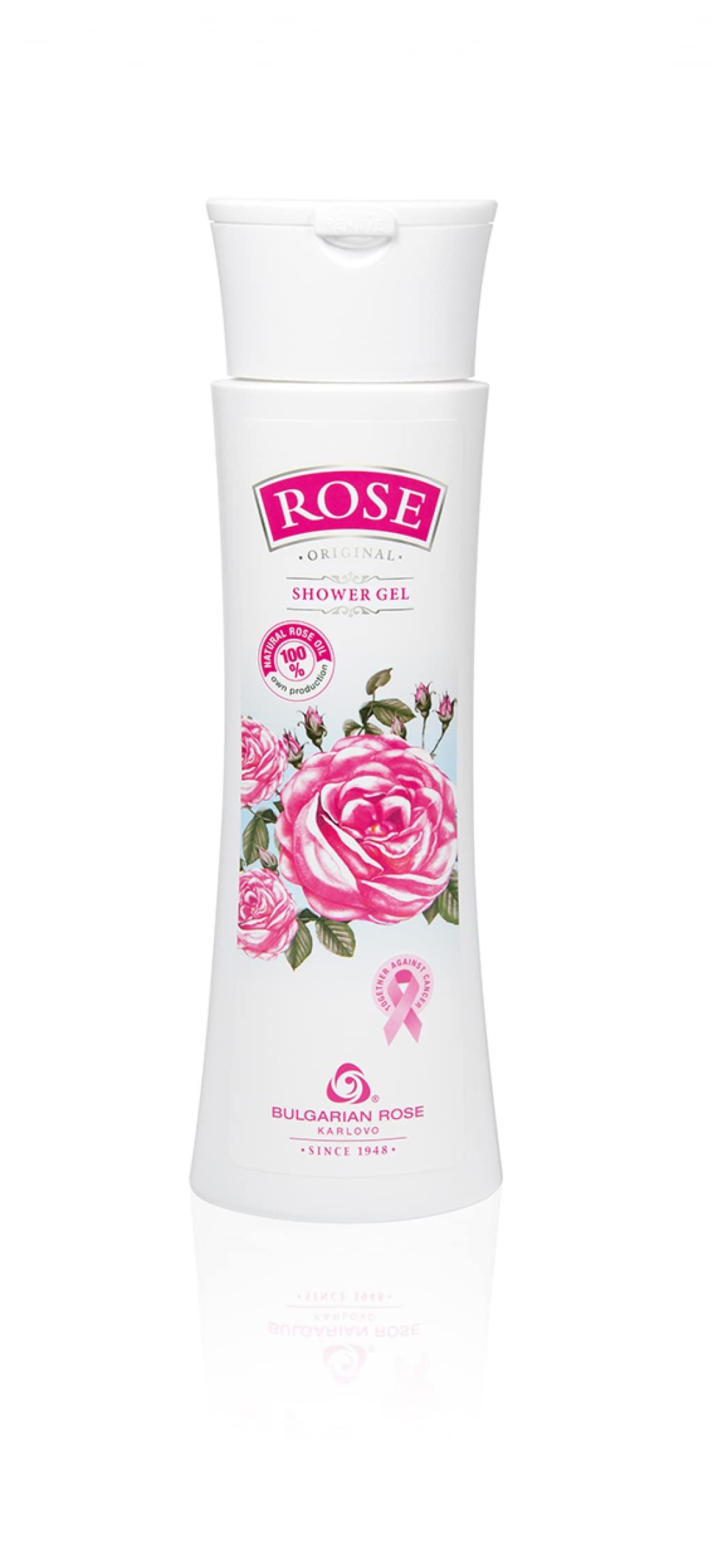 Bulgarian Rose Body Wash with Natural Rose Oil, Moisturizing Shower Gel, Cleansing and Nourishing, Hydrating Shower Gel for all skin types