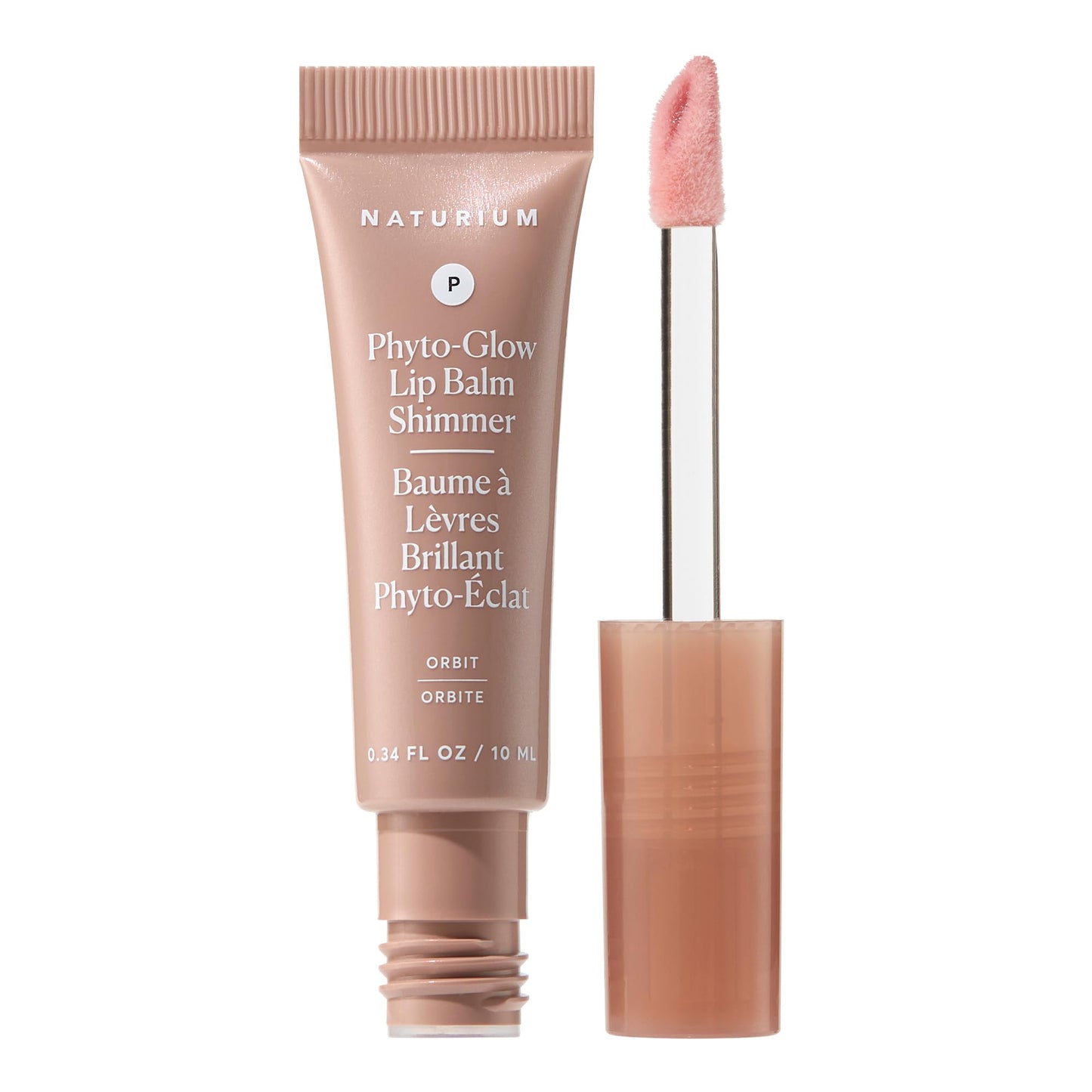 Naturium Phyto-Glow Lip Balm Shimmer | With Plant Squalane Hydrates, Shea & Cupuaçu Butter | 0.34 FL OZ / 10 mL, Orbit
