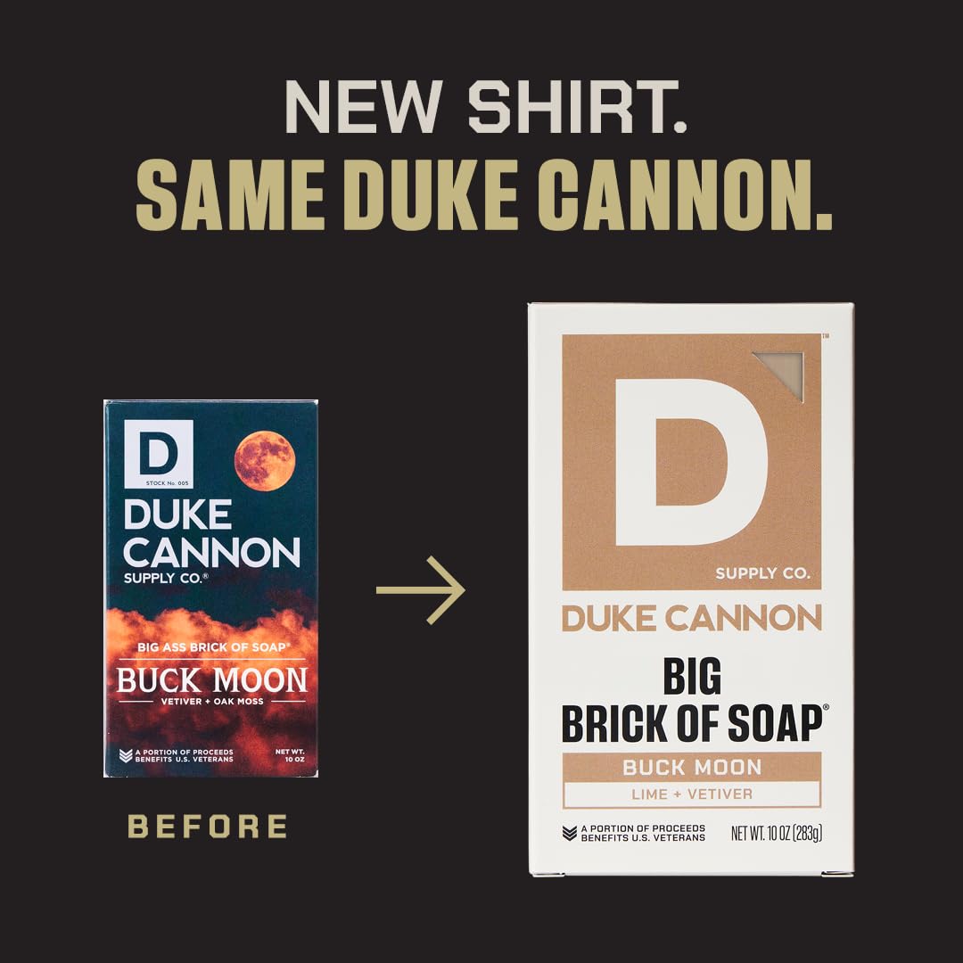 Duke Cannon Big Brick of Soap 3-Pack – Sawtooth, High Country & Buck Moon – Men’s Heavy Duty Soap, Natural Ingredients, Long-Lasting, Fresh Masculine Scent, 10 oz Each