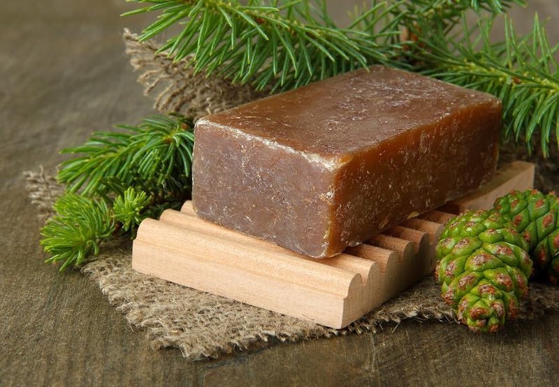 Pine-Essence Bath & Body Bar - Natural Pine Gum Soap | Handcrafted 5 oz Bar