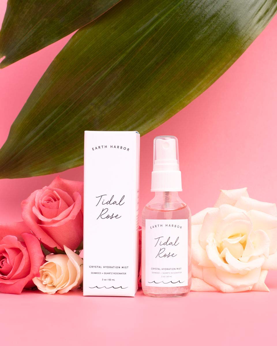 Earth Harbor Tidal Rose Seaweed Hydration Mist & Facial Toner, 2 fl oz
