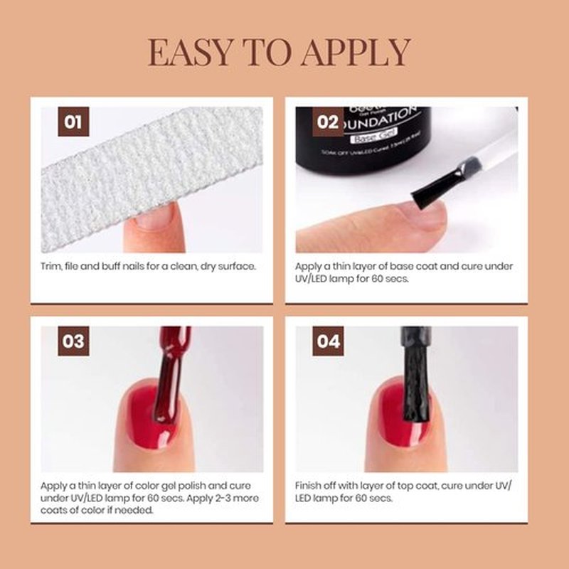 Beetles Gel Nail Polish Set-16 PCS 15ml Pink Nude Neutral Gel Polish Brown Glitter Uv Gel Nail Set Soak Off Nail Polish Daily Nail Design with Glossy Matte Base Top Coat Gifts for Wonen Girls