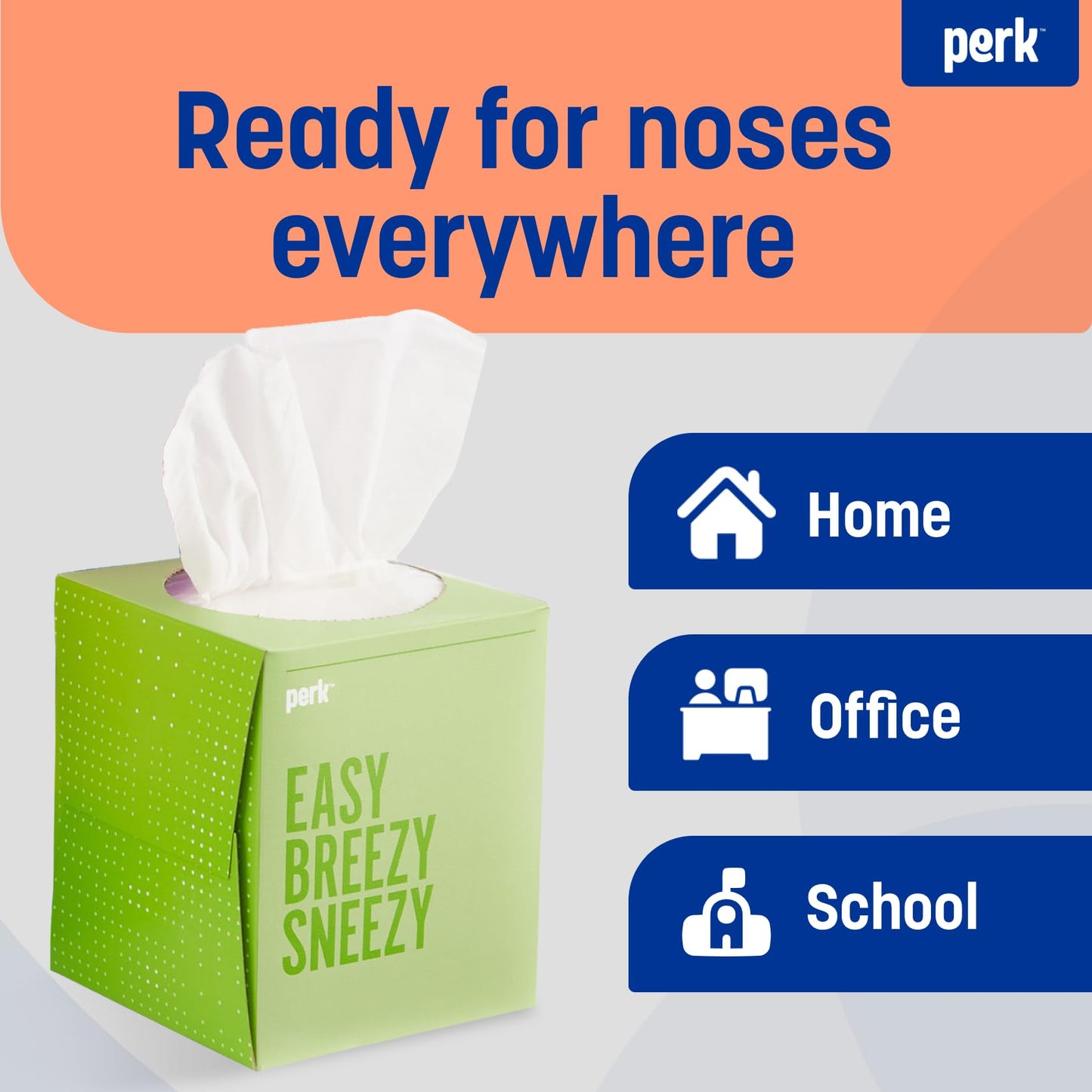 Staples Perk Ultra Soft Tissue, 2-Ply, 95 Sheets/Box, 6 Boxes/Pack (PK57779)