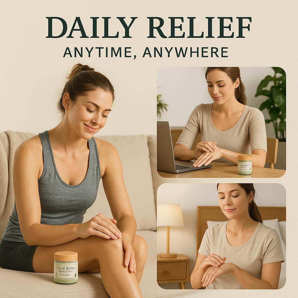 KBSBUBB Total Soothe Magnesium Cream - Joint Relief Cream with Mineral Delivery Formula, MSM & Arnica – Fast Absorbing, Non-Greasy Topical for Everyday Joint & Muscle Comfort
