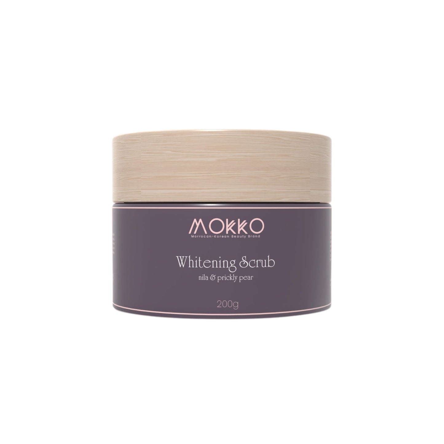 Mokko Active Nila Face Scrub with Prickly Pear Oil Brightening Exfoliator for Face | Reduces Dark Spots, Evens Skin Tone & Smooths Texture 200g