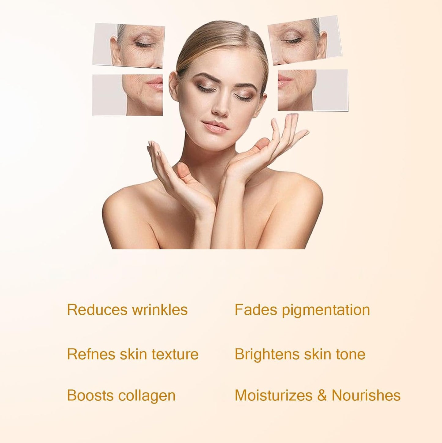 Glow Intensive Silk Peptide Intensive Lifting Ampoule, Deep Collagen Silk Peptide Intensive Lifting Ampoule Serum Korean Anti Aging Serum for Face Tightening and Lifting (1pc*50ML)