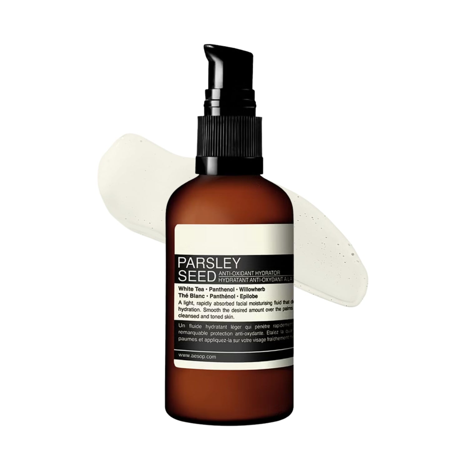Aesop Parsley Seed Anti-Oxidant Moisturizer – Lightweight, Fast-Absorbing Face Moisturizer for Normal, Dry & Combination Skin – Hydrating Cream with White Tea, Aloe & Willowherb | 60 ml / 2.1 oz
