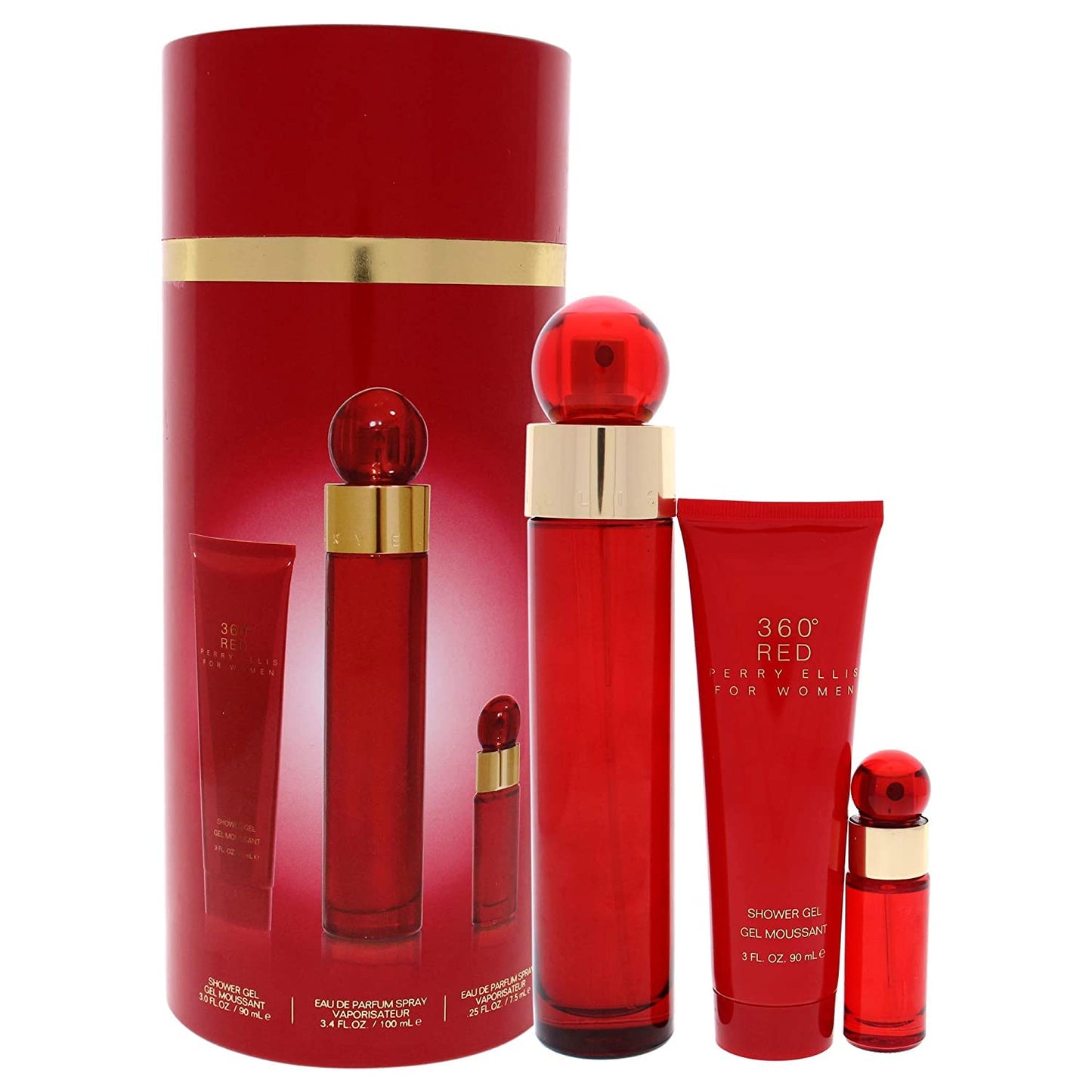 Perry Ellis 360° Red for Women Gift Set