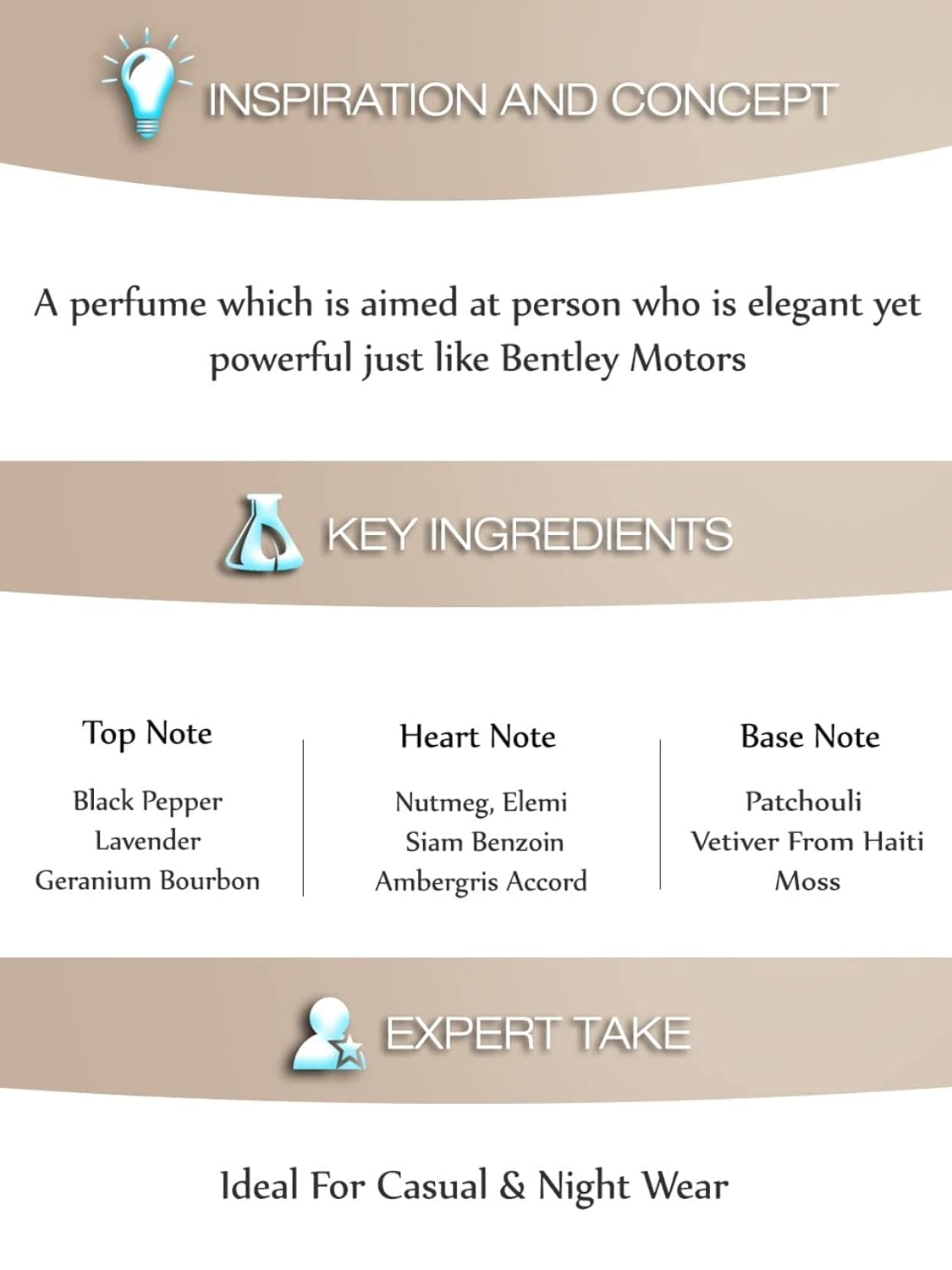 Bentley Infinite Intense Eau de Parfum for Men - 3.4 oz Luxury Fragrance