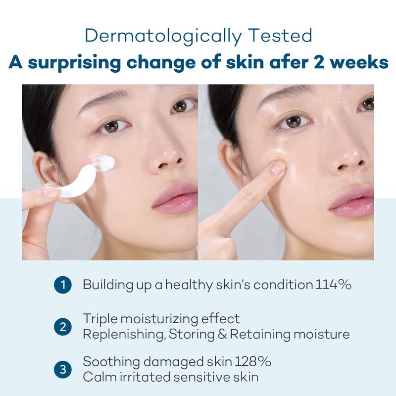 THANKYOU FARMER True Water Deep Moisture Cream EX - Hyaluronic Acid Moisturizer, Ceramide, Panthenol, Dermatologist Tested Korean Moisturizer for Face, Fragrance-free, 2.81 Fl Oz (80ml)