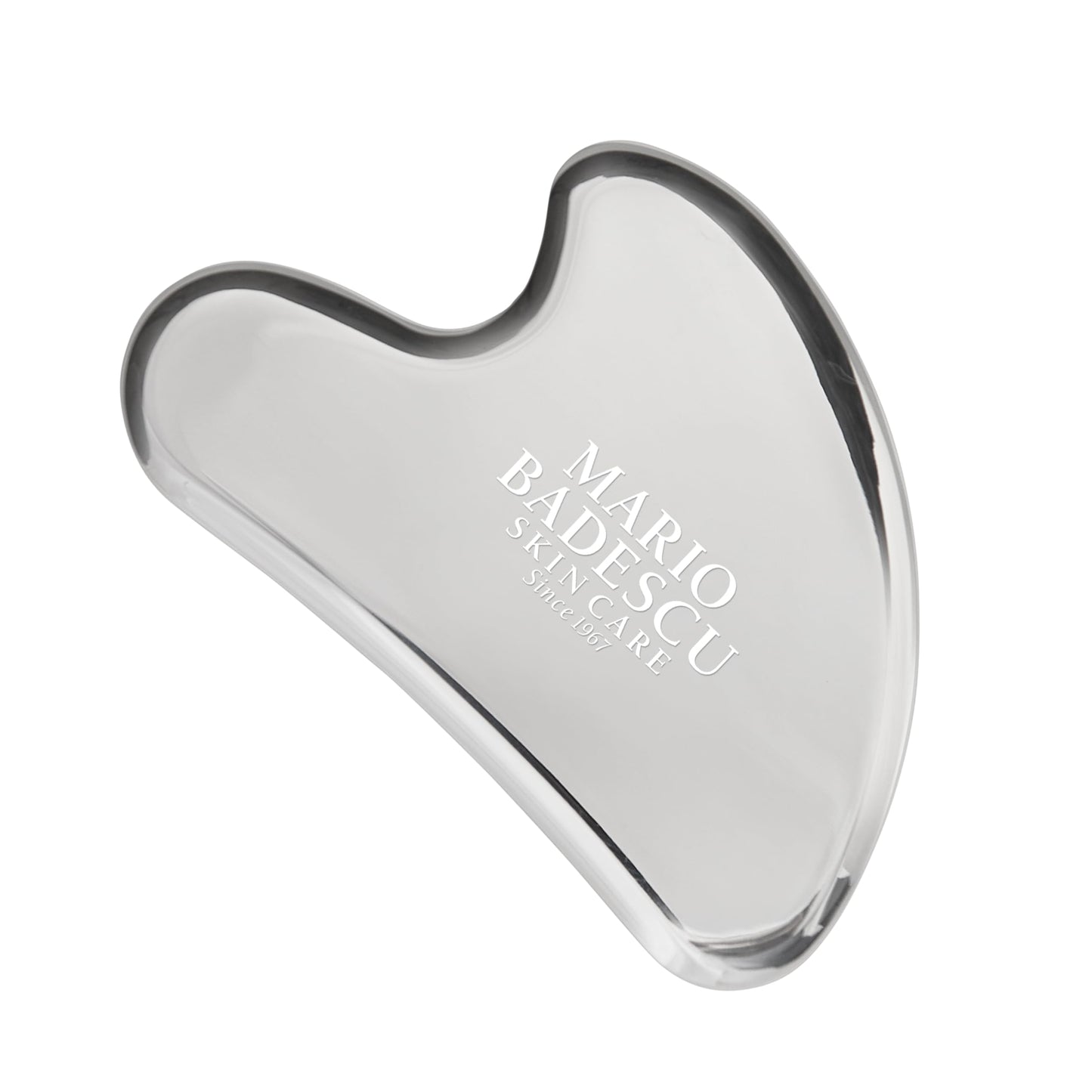 Mario Badescu Stainless Steel Gua Sha, Durable Non-Porous Facial Massage Tool for Contouring, Tension Relief & Smoother-Looking Skin