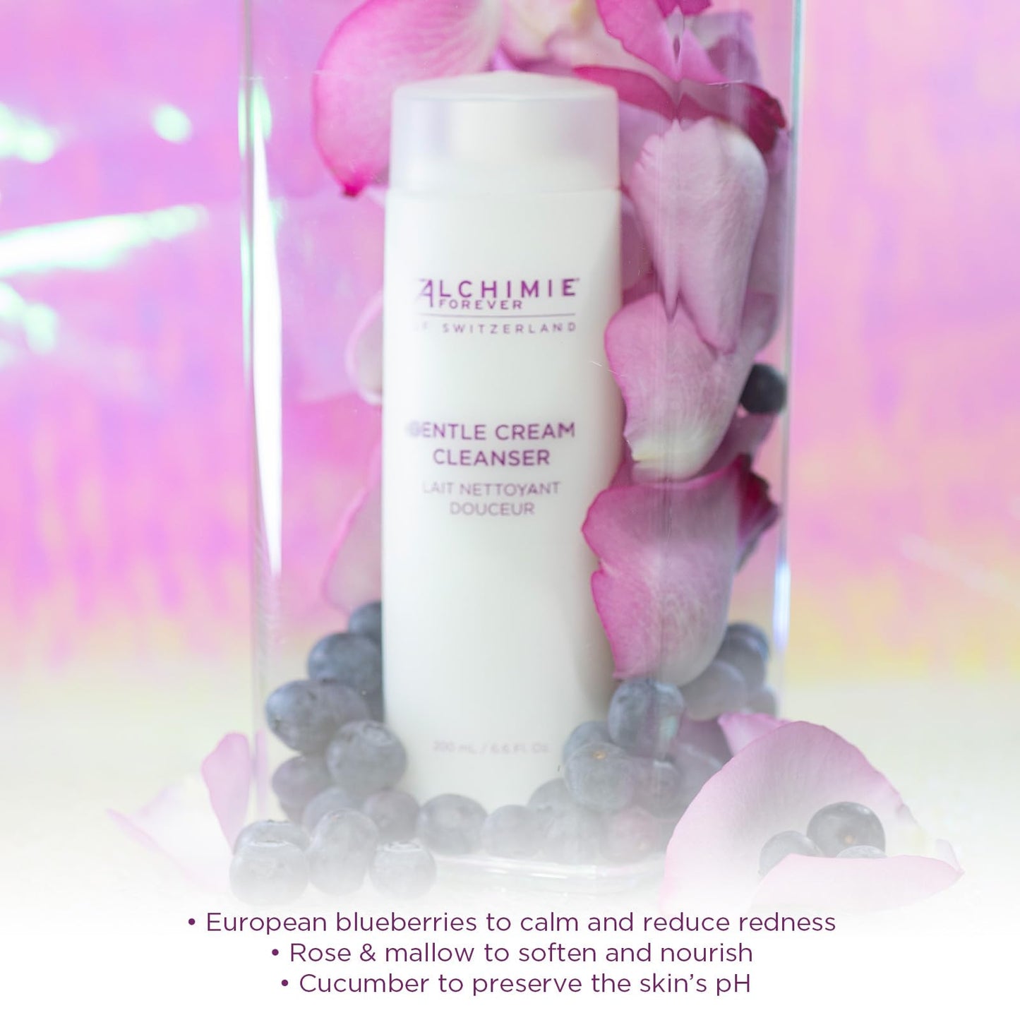 Alchimie Forever Gentle Cream Cleanser | Removes Impurities, Hydrates, Brightens and Reduces the Appearance of Redness | 6.6 Fl Oz