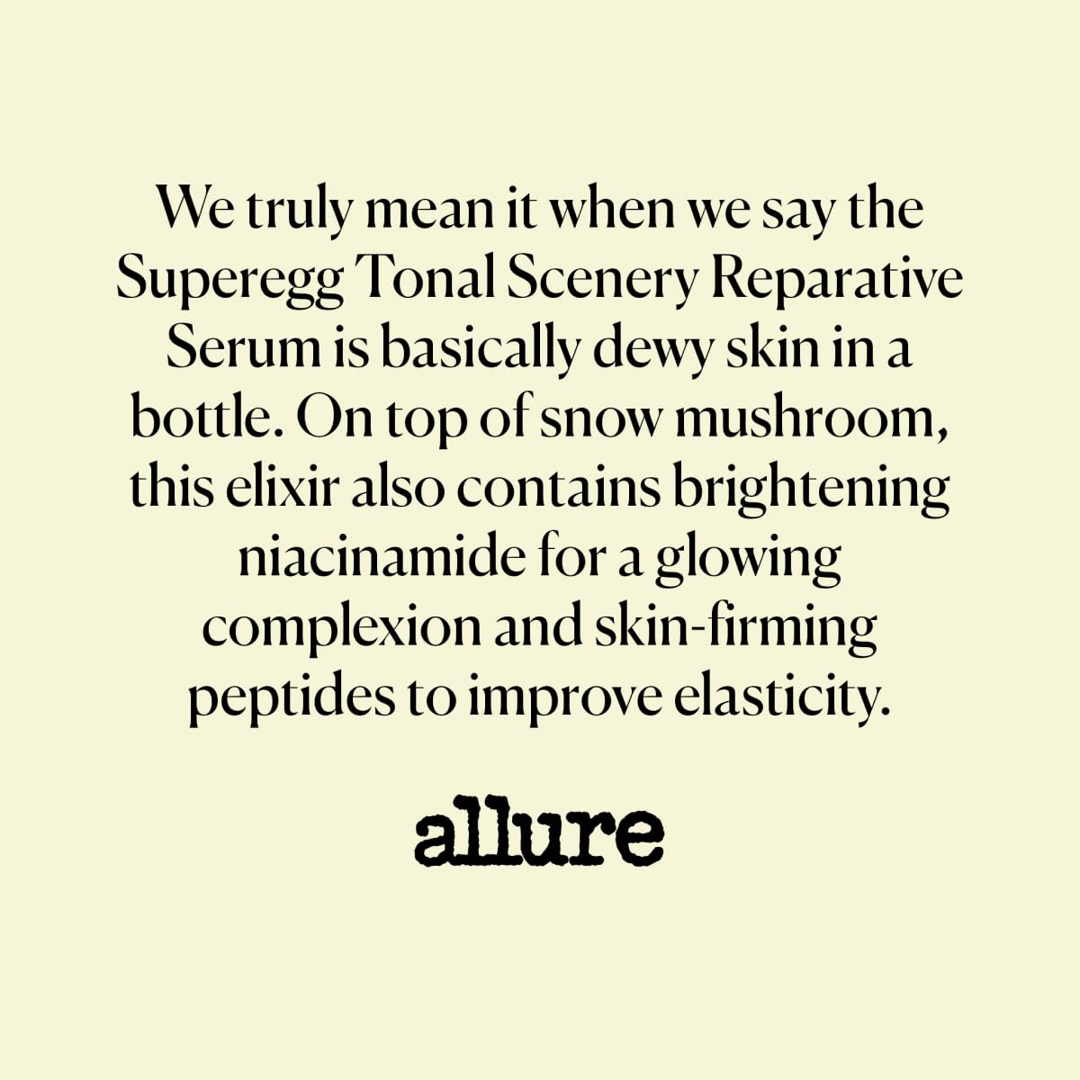 SUPEREGG Tonal Scenery Reparative Serum (Upgraded): For a healthy radiance. Treatment serum with Bio Desert Oil, Probiotics, Niacinamide.